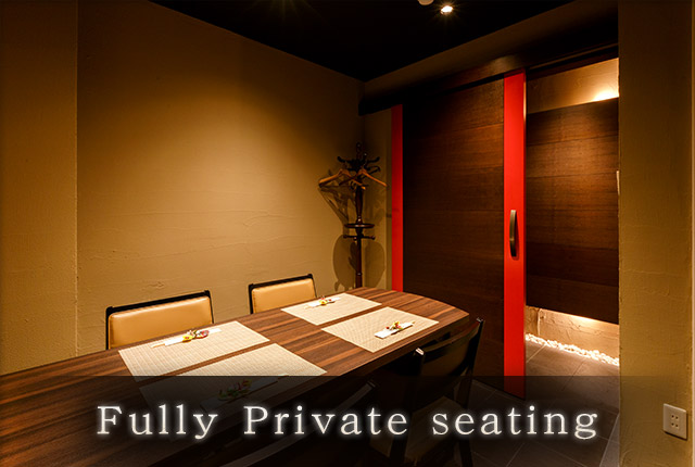 Fully Private seating