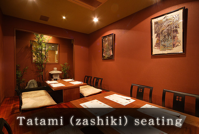 Tatami (zashiki) seating
